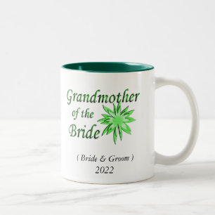 Oma der Braut Grüne Zweifarben-Kaffeetasse Zweifarbige Tasse
