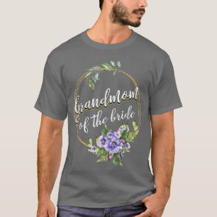 Oma der Braut Hochzeit Brautparty Oma T-Shirt