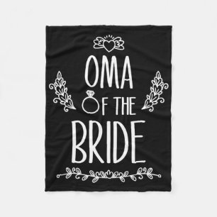 Oma der Braut-Hochzeitsfamilie Fleecedecke