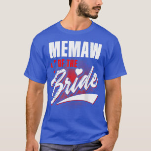 Oma der Braut Hochzeitsgesellschaft passende Brida T-Shirt