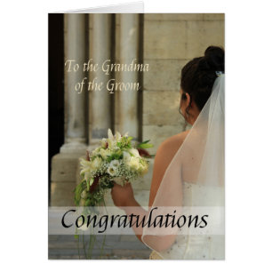 Oma der Bräutigam Hochzeit gratulieren