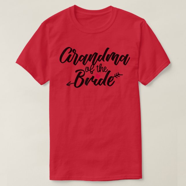 Oma der Bride Arrow Hochzeit oder Bachelorette T-Shirt (Design vorne)