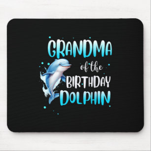 Oma der Delfinfamilie zum Geburtstag passende Pa Mousepad