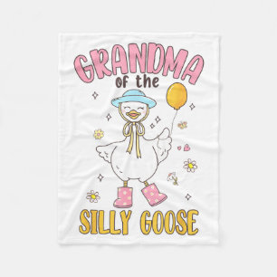 Oma der dummen Gans erster Geburtstag Familie M Fleecedecke