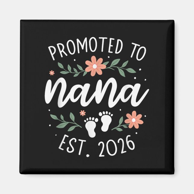 Oma der Ersten Schwangerschaftsankündigung - geför Magnet (Vorne)