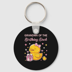 Oma der Geburtstagsente Weihnachts-Anime-Party Schlüsselanhänger