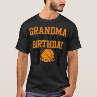 Oma der Geburtstagsjunge Basketball-Familie Birt T-Shirt