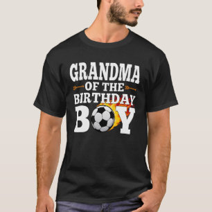 Oma der Geburtstagsjunge Fußballspielfamilie T-Shirt
