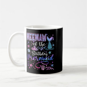 Oma der Geburtstagsmeerjungfrau Lustiger 1. Geburt Kaffeetasse