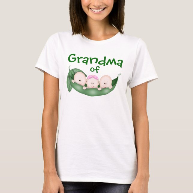 Oma der gemischten Triplets T-Shirt (Vorderseite)