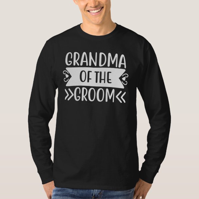 Oma der Groom-Hochzeit oder Bachelor-Party-Matte T-Shirt (Vorderseite)