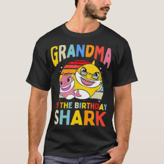 Oma der Hai-Nana-Matching-Familie zum Geburtstag T-Shirt