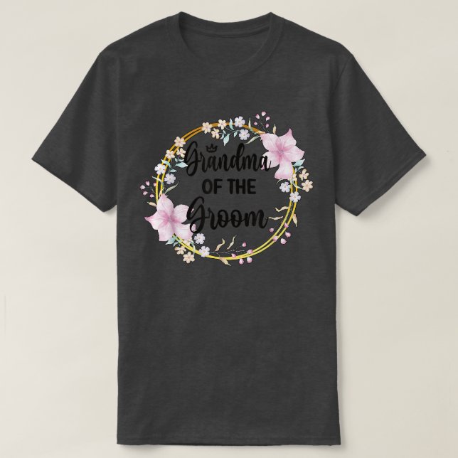 Oma der Hochzeit der Dusche T-Shirt (Design vorne)