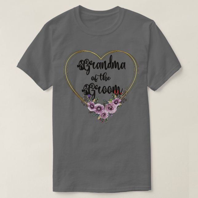 Oma der Hochzeit der Dusche T-Shirt (Design vorne)