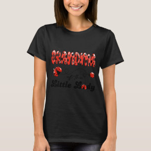 Oma der kleinen Lady Geburtstagsmädchen Marienkäfe T-Shirt