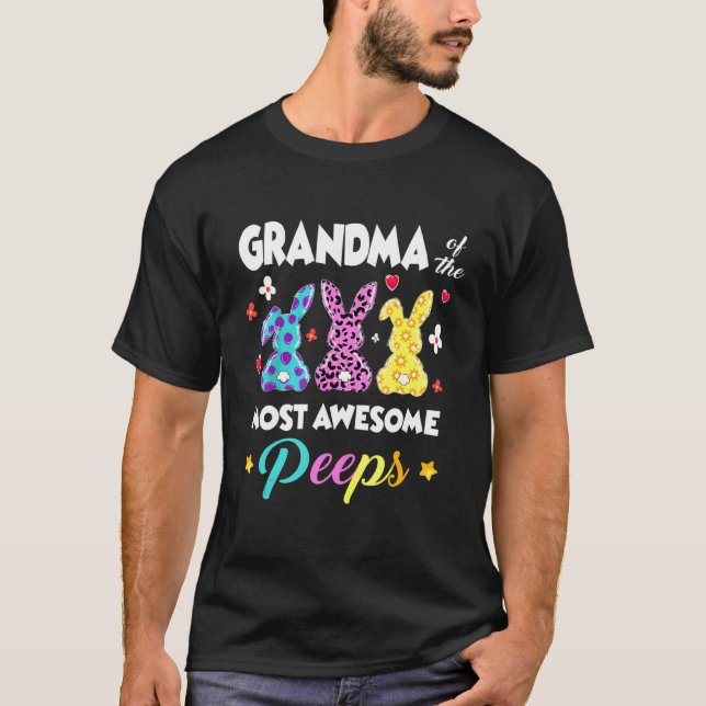 Oma der Phantastischsten Bunnies Niedliche Gnome H T-Shirt (Vorderseite)