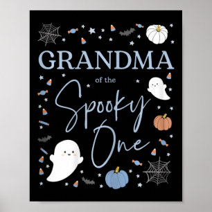 Oma der Spooky einen ersten Geburtstag Jungen 1st Poster