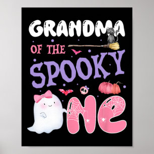 Oma der spöttischen ein 1. Geburtstag Halloween P Poster