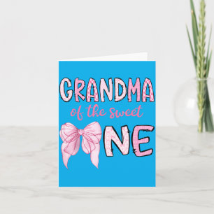 Oma der Süßen zum 1. Geburtstag Karte
