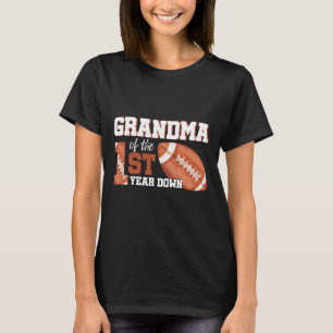 Oma des 1-jährigen Geburtstags-Fußballs 1. Jahr T-Shirt