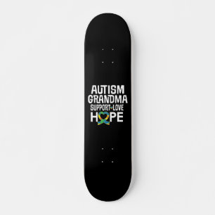 Oma des Autismus Skateboard