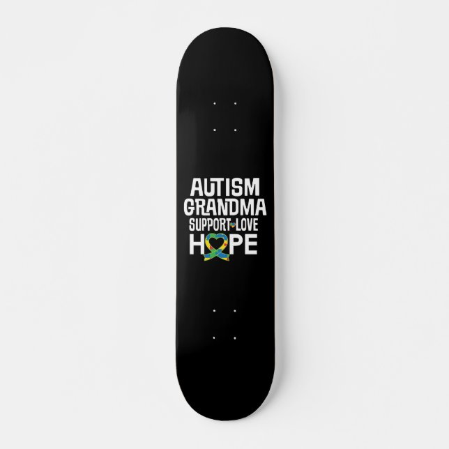 Oma des Autismus Skateboard (Vorne)