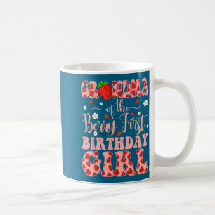 Oma des Beerigen ersten Geburtstagsmädchens Erdbee Kaffeetasse