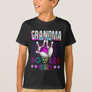 Oma des Bowling-Mädchens passende Familien-Bowling T-Shirt
