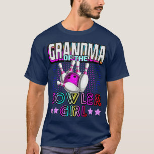 Oma des Bowlings der Bowler Girl Matching Family T-Shirt