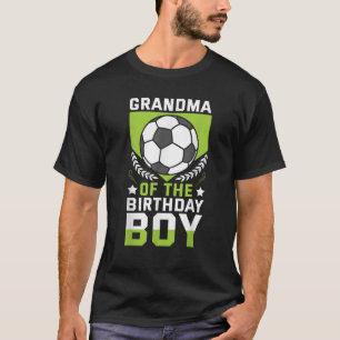 Oma des Geburtstags Boy Soccer Player Bday Tea T-Shirt