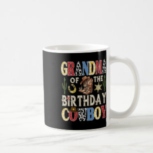 Oma des Geburtstags Cowboy Rodeo-Westerns Kaffeetasse