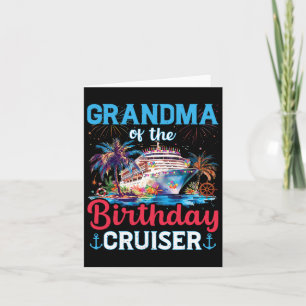 Oma des Geburtstags Cruiser Funny Cruise Geburt Karte