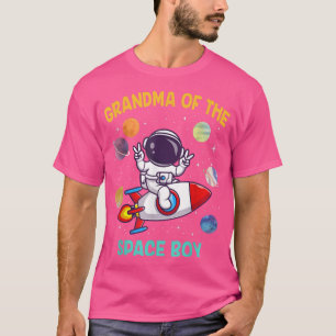 Oma des Geburtstags des Astronauten Space Boy-Them T-Shirt