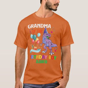 Oma des Geburtstags Junge Dinosaurier Raptor Funny T-Shirt