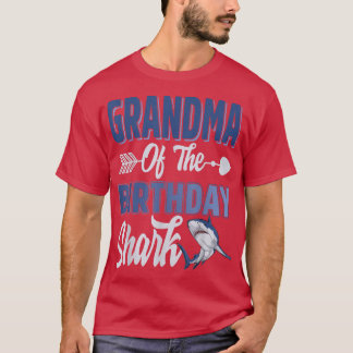 Oma des Geburtstags Junge Hai Matching F T-Shirt