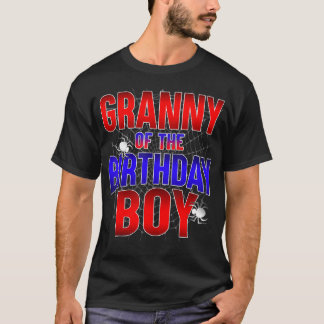 Oma des Geburtstags Kinderkostüm Spider Web-Tag T-Shirt