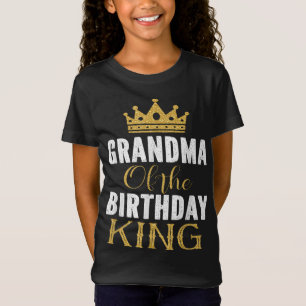 Oma des Geburtstags von King Boys Bday Party Gesch T-Shirt