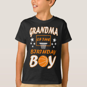 Oma des Geburtstagsjungen Basketball Lover Match T-Shirt