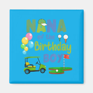Oma des Geburtstagsjungen Hole-in-One Golf Sport Magnet