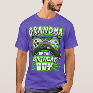 Oma des Geburtstagsjungen Matching Video Gamer T-Shirt