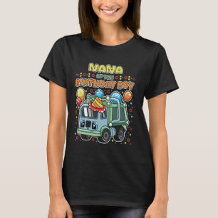 Oma des Geburtstagsjungen recycelt Müll Öko-Famili T-Shirt