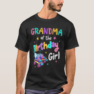 Oma des Geburtstagskameraden Rolling Skate Bday Fa T-Shirt