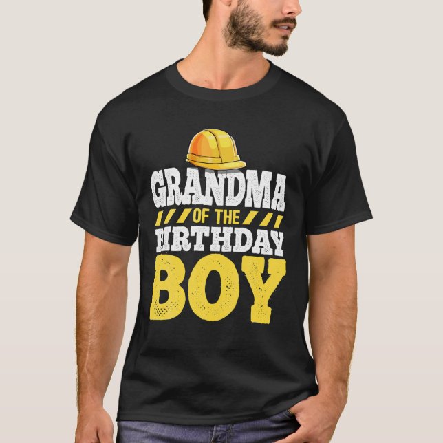 Oma des Geburtstagskinderbaus T-Shirt (Vorderseite)