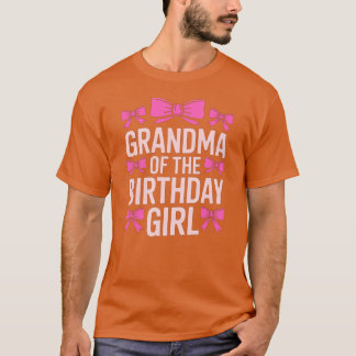 Oma des Geburtstagskindes Rosa Bogen Süße Übereins T-Shirt