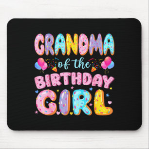 Oma des Geburtstagskindes süße Donut-Geburtstag Mousepad