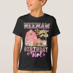 Oma des Geburtstagsmädchens 1. Geburtstag Kuhfarm T-Shirt