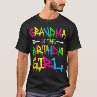 Oma des Geburtstagsmädchens Retro 80er T-Shirt