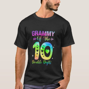 Oma des Geburtstagsmädchens zweistellige Zahl 10. T-Shirt