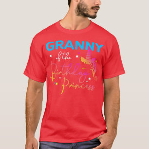 Oma des Geburtstagsprinzessin Bday Einhorn Groß T-Shirt