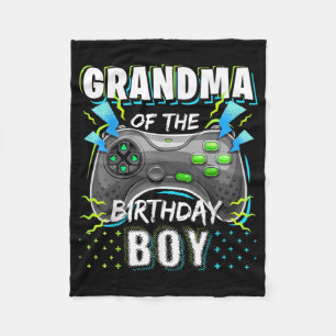 Oma des Geburtstagsspiels Junge Matching Video Gam Fleecedecke